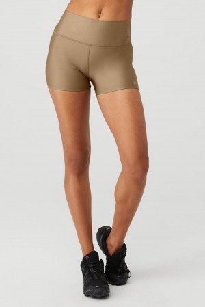 Alo Yoga 3" High-Waist Airlift Donna Short Gravel | Italia SYJ-150847