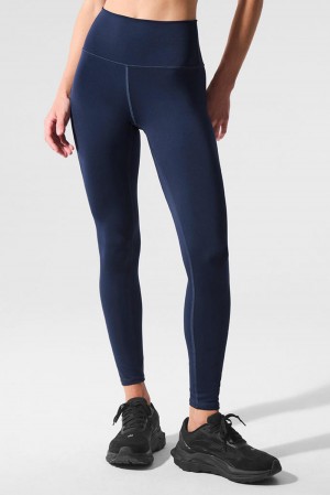 Alo Yoga 7/8 High-Waist Airlift Donna Legging Blu Marino | Italia LWF-948735