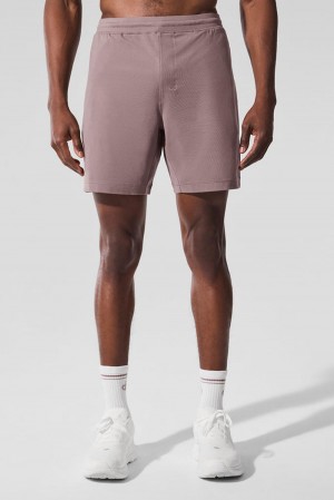 Alo Yoga 7" Conquer React Performance Uomo Short Mushroom | Italia TFY-241785