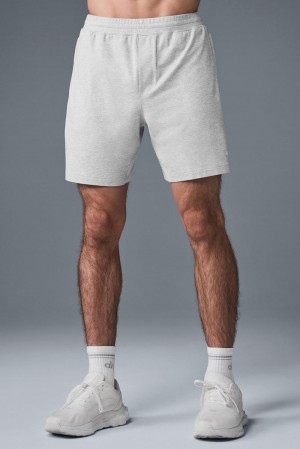 Alo Yoga 7" Conquer React Performance Uomo Short Grigie | Italia PWF-549608