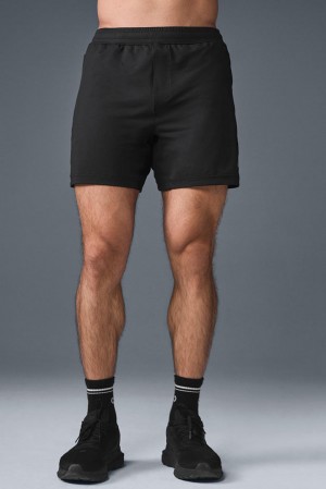 Alo Yoga 7" Conquer React Performance Uomo Short Nere | Italia VYI-032876