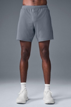 Alo Yoga 7" Conquer React Performance Uomo Short Grigie | Italia SOD-590618