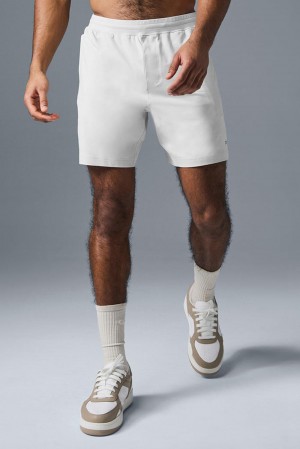 Alo Yoga 7" Conquer React Performance Uomo Short Bianche | Italia SYQ-809724
