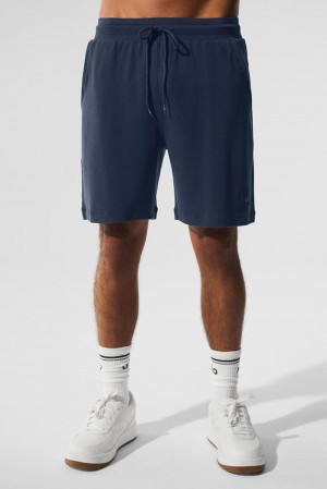 Alo Yoga 7" Micro Waffle Fast Break Uomo Short Blu Marino | Italia QAP-260571