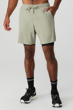 Alo Yoga 7'' Unity 2 In 1 Uomo Short Nere | Italia KOX-587013