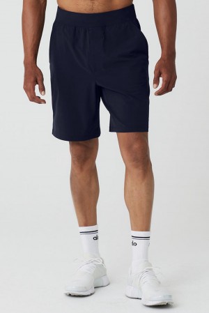 Alo Yoga 9" Repetition Uomo Short Blu Marino | Italia TMO-879305