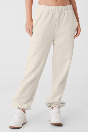 Alo Yoga Accolade Donna Sweatpant Bone | Italia LBO-603715