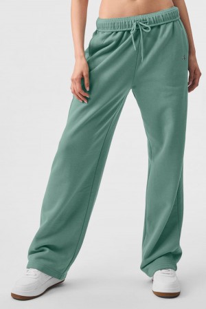 Alo Yoga Accolade Straight Leg Donna Sweatpant Verdi | Italia AIM-247319