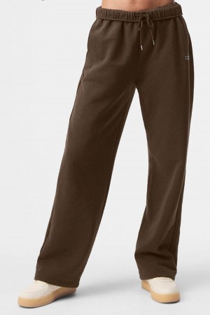 Alo Yoga Accolade Straight Leg Donna Sweatpant Espresso | Italia BMF-810953
