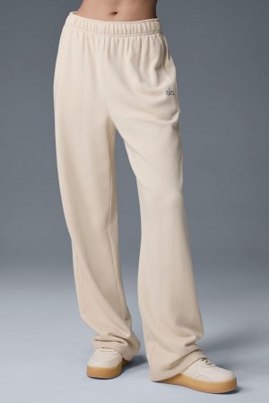 Alo Yoga Accolade Straight Leg Donna Sweatpant Oat Milk | Italia ADF-561849