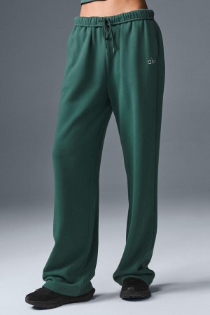 Alo Yoga Accolade Straight Leg Donna Sweatpant Winter Ivy | Italia AWK-974803