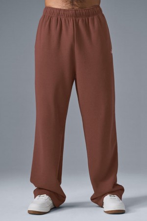 Alo Yoga Accolade Straight Leg Uomo Sweatpant Chestnut | Italia LDB-012395