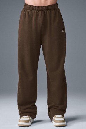 Alo Yoga Accolade Straight Leg Uomo Sweatpant Espresso | Italia EPR-052619