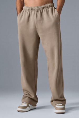 Alo Yoga Accolade Straight Leg Uomo Sweatpant Gravel | Italia MIJ-389756