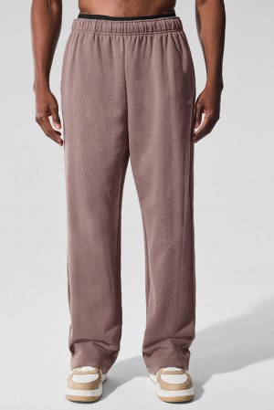 Alo Yoga Accolade Straight Leg Uomo Sweatpant Mushroom | Italia BIV-975430