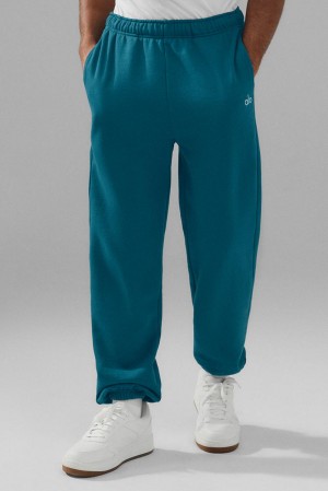 Alo Yoga Accolade Uomo Sweatpant Oceanic Teal | Italia VTZ-915847