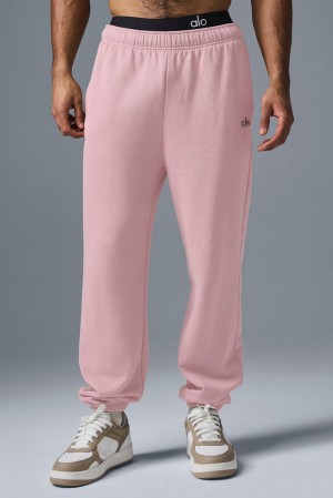 Alo Yoga Accolade Uomo Sweatpant Rosa | Italia LJD-153082