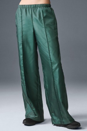 Alo Yoga Afterglow Wide Leg Track Donna Pant Winter Ivy | Italia QZE-897306
