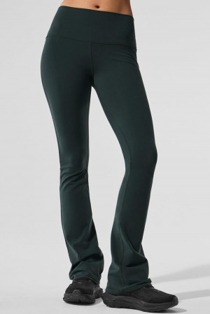 Alo Yoga Airbrush High-Waist Bootcut Donna Legging Verdi | Italia QRA-602347