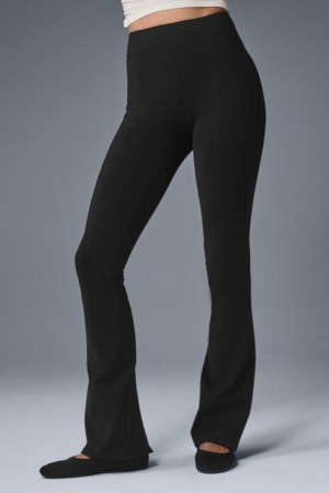 Alo Yoga Airbrush High-Waist Kick-Back Donna Legging Nere | Italia TZD-572198