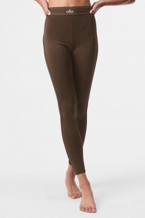 Alo Yoga Airlift High-Waist Suit Up Donna Legging Espresso | Italia VDF-439721