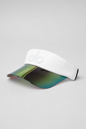 Alo Yoga Airlift Solar Donna Visor Bianche | Italia OLN-879320