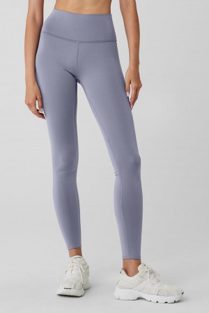 Alo Yoga Airlift Winter Warm High-Waist Donna Legging Fog | Italia DLB-238190