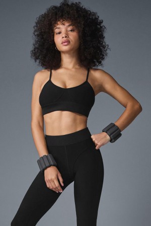 Alo Yoga Alosoft Head Start Donna Reggiseno Nere | Italia PVC-517462