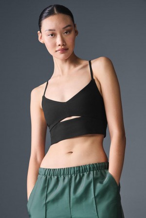 Alo Yoga Alosoft Highlight Donna Reggiseno Nere | Italia RPV-497832