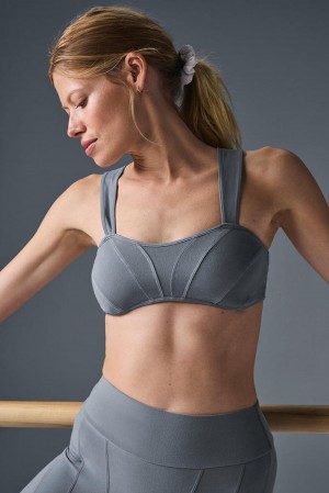Alo Yoga Alosoft Sunray Donna Reggiseno Grigie Grigie | Italia DIW-912763