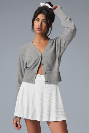Alo Yoga Cashmere Jet Set Donna Cardigan Grigie | Italia KAN-783260