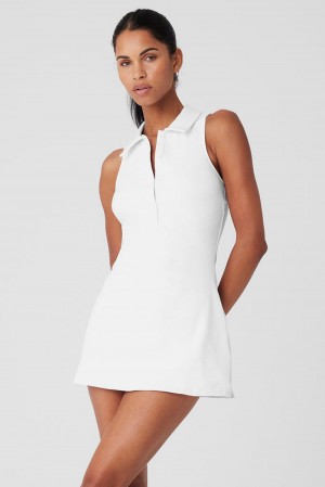 Alo Yoga Charmed Tennis Donna Vestito Bianche | Italia LVM-715982