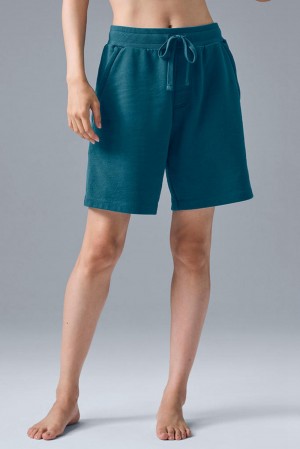 Alo Yoga Chill Donna Short Oceanic Teal | Italia RUH-641302