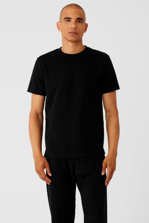 Alo Yoga Chill Uomo Short Sleeve Nere | Italia LJO-716938