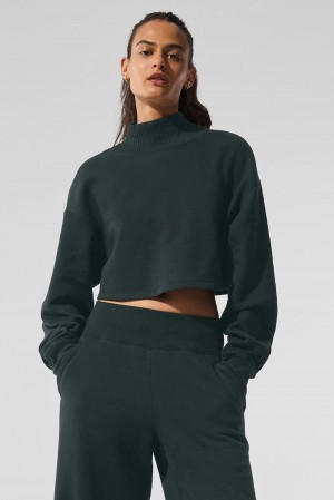 Alo Yoga Cropped Serenity Donna Coverup Verdi | Italia AQT-894536