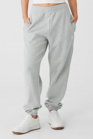 Alo Yoga Cuffed Renown Heavy Weight Donna Sweatpant Grigie | Italia IGX-065482