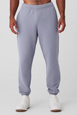 Alo Yoga Cuffed Renown Heavy Weight Uomo Sweatpant Fog | Italia WJZ-529764