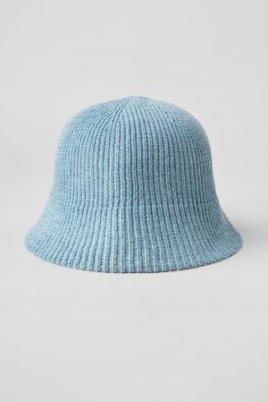 Alo Yoga Denim Knit Uomo Cloche Blu Corallo Blu | Italia KMP-387049