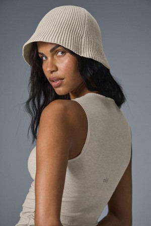 Alo Yoga Denim Knit Uomo Cloche Ivory / Oatmilk | Italia SYQ-143072
