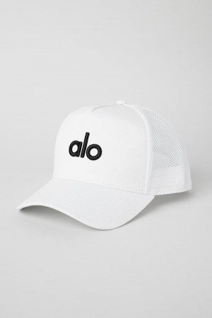 Alo Yoga District Donna Trucker Hat Bianche Nere | Italia FTG-169273