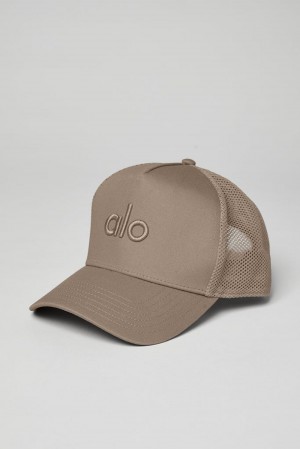 Alo Yoga District Donna Trucker Hat Gravel | Italia URB-246571