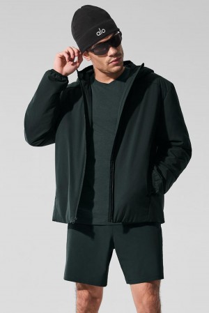 Alo Yoga Elemental Full-Zip Uomo Giacca Verdi | Italia JCS-405867