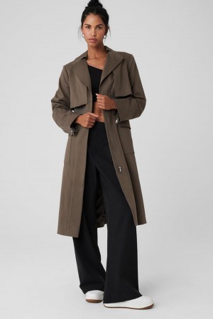 Alo Yoga Formation Donna Trench Verde Oliva | Italia NXV-703126