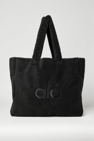Alo Yoga Foxy Sherpa Donna Tote Nere | Italia FCD-015436