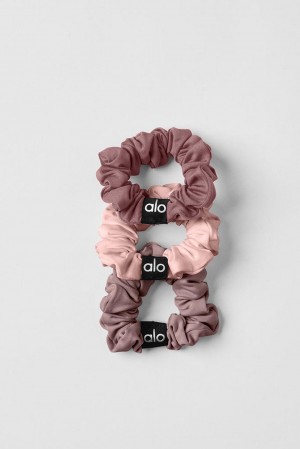 Alo Yoga Fresh Mini 3-Pack Donna Scrunchie Rosa | Italia ZMK-725914