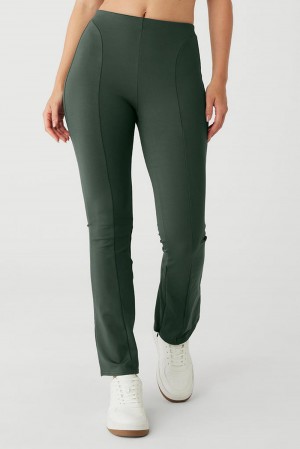Alo Yoga High-Waist 7/8 Zip It Flare Donna Legging Corallo | Italia AKM-524390