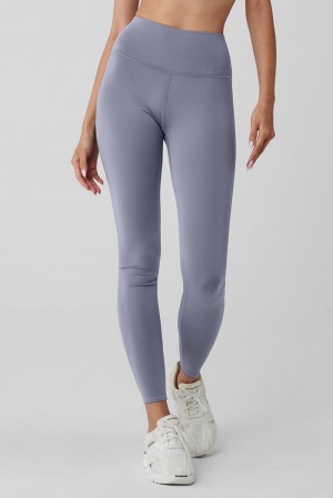 Alo Yoga High-Waist Airlift Donna Legging Fog | Italia GSD-245708