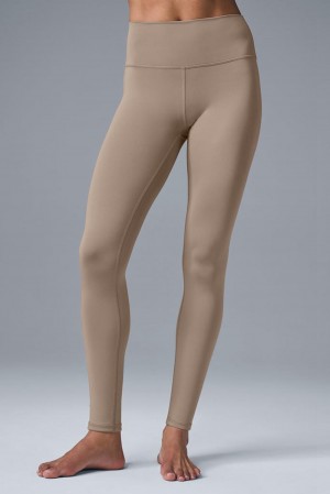 Alo Yoga High-Waist Airlift Donna Legging Gravel | Italia GIZ-528674