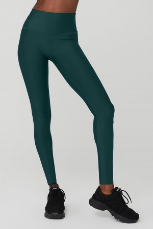 Alo Yoga High-Waist Airlift Donna Legging Verdi | Italia GLP-587214