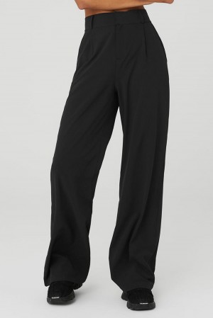 Alo Yoga High-Waist Dreamscape (Long) Donna Pant Nere | Italia RFM-056471